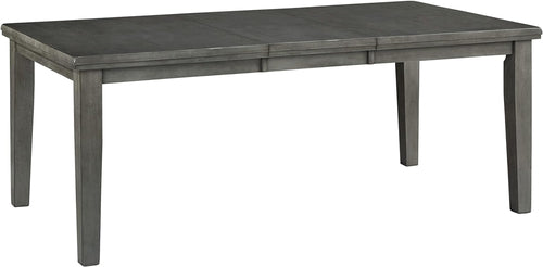 Hallanden Modern Farmhouse Dining Room Butterfly Extension Table, Dark