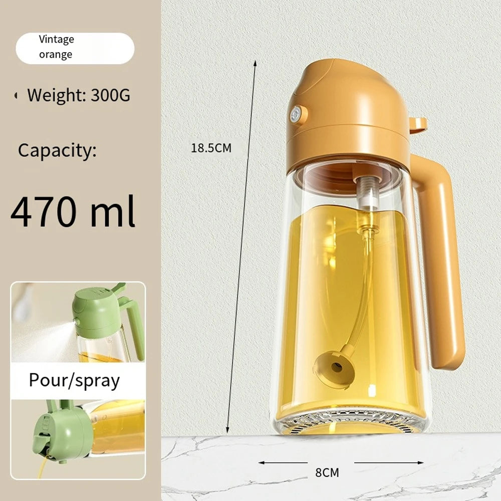 Press type glass oil Spray Oil Bottle Spray Oil Dispenser Oil Jar BBQ Kitchen Baking Roasting Picnic Kitchen Toolglass oil spray