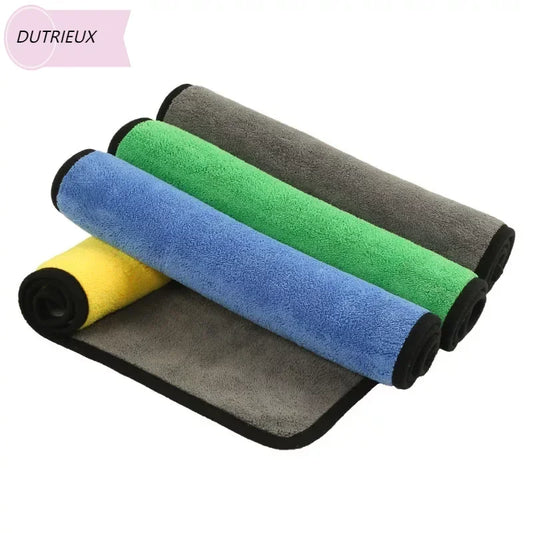 Microfiber Towel Super Absorbent Car Wash Cleaning Drying Cloth Multiple Size Colors Car Motorcycle Household Care Detailing