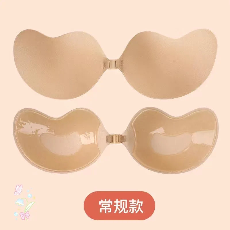 New Invisible Strapless Adhesive Stick Bra Strapless Push Up Bras Women Lingerie Seamless Silicone  Covers Bralette Underwear