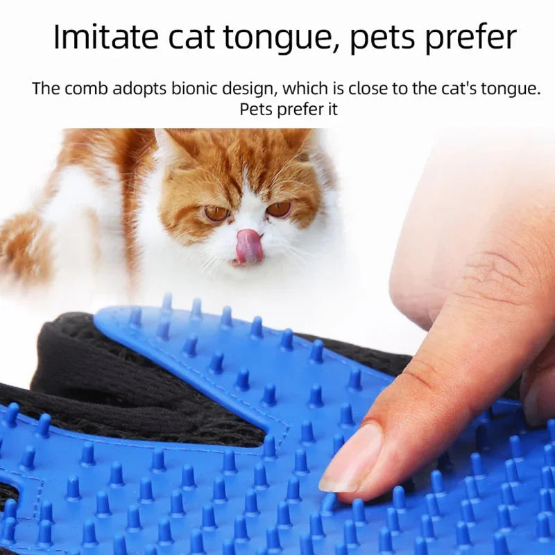 Silicone Pet Gloves Cat Dog Hair Removal Cat Supplies Comb Hair Removal Brush Rubber Sticky Hair Gloves