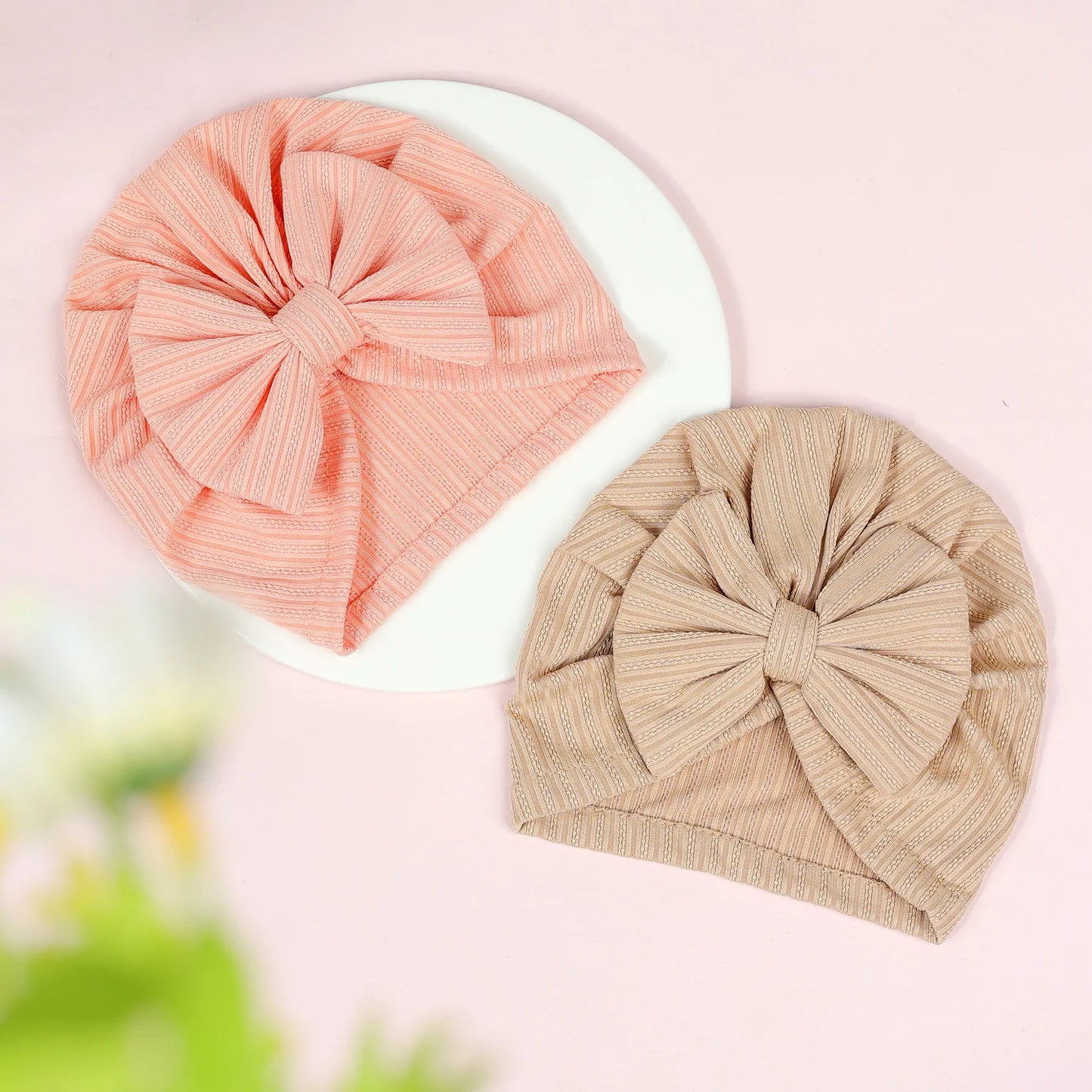 1 Pieces Lytwtw's Children Baby Hat Kids Bowknot Cap Newborn Girls Photography Props Spring Autumn Modis Beanie Infant Props