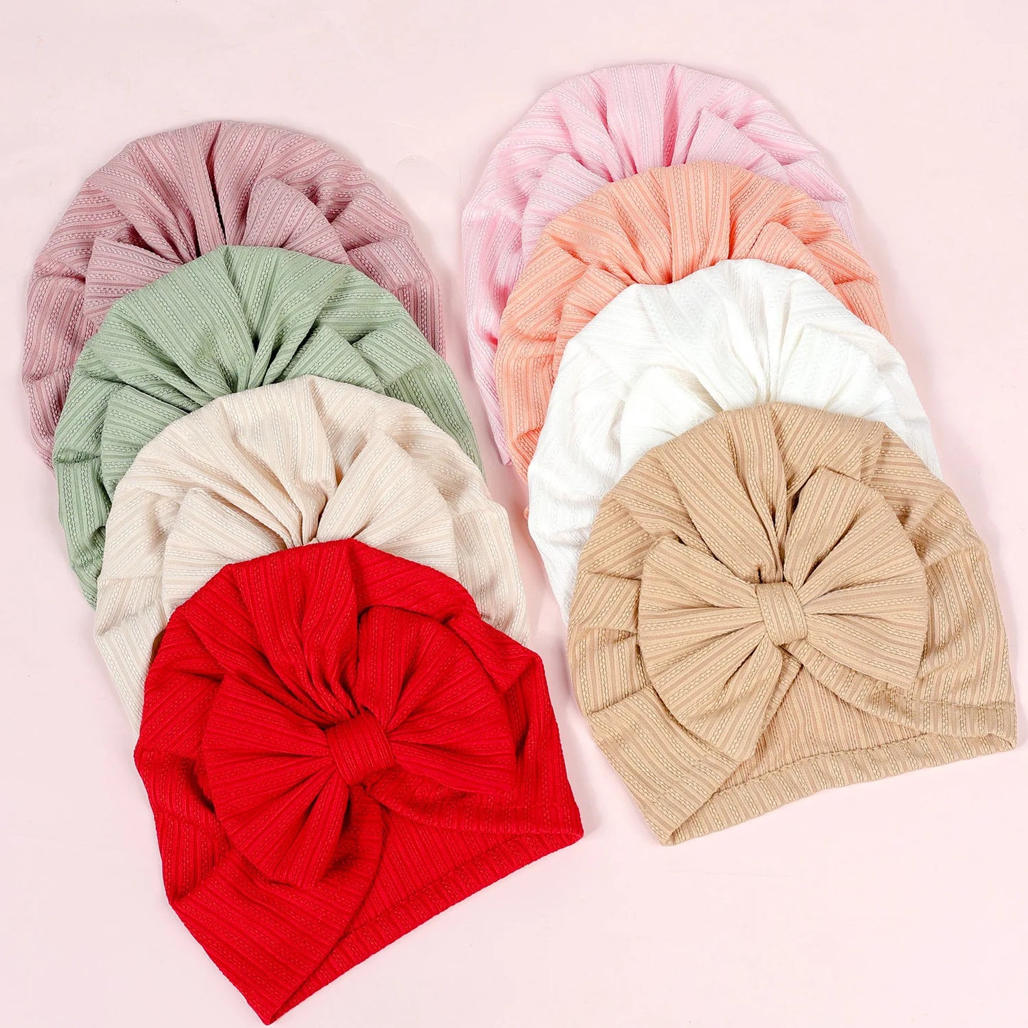 1 Pieces Lytwtw's Children Baby Hat Kids Bowknot Cap Newborn Girls Photography Props Spring Autumn Modis Beanie Infant Props