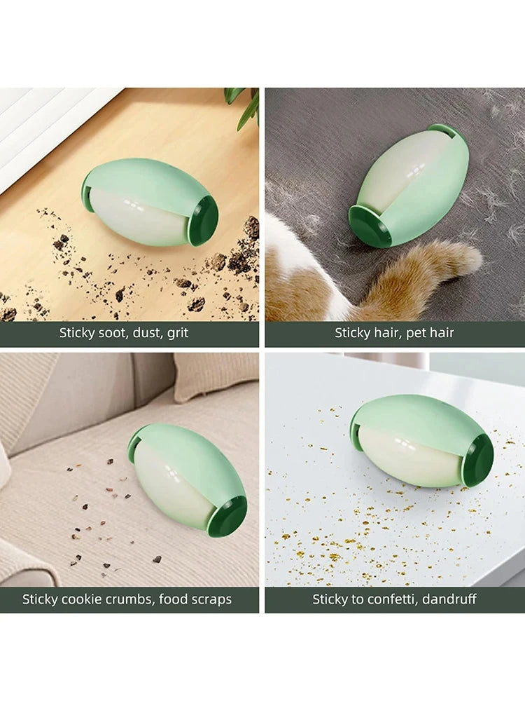 Washable Sticky Hair Roller Reusable Powerful Clothing Dehairing Sticky Hair Remover Pet Hair Dust Cleaning Supplies