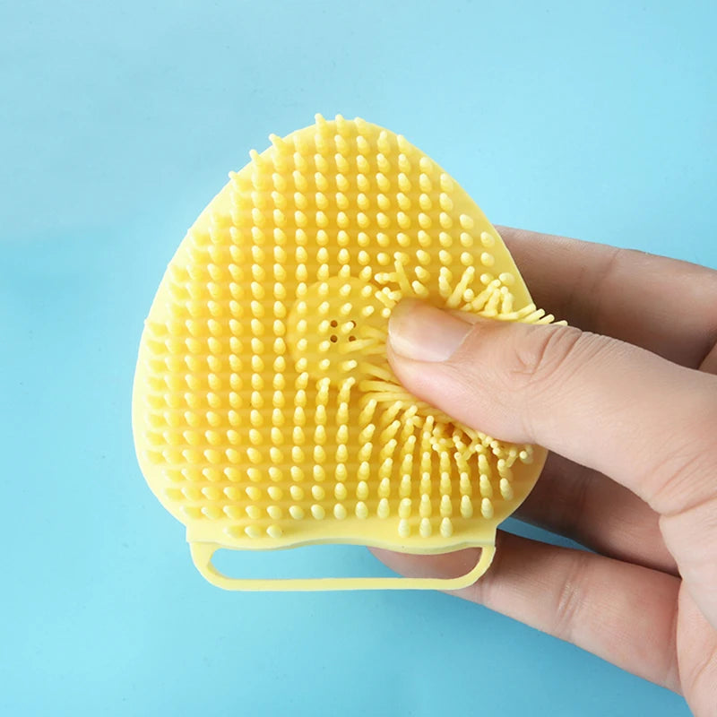 Silicone Dog Bath Massage Gloves Brush Pet Cat Bathroom Cleaning Tool Comb Brush for Dog Can Pour Shampoo Dog Grooming Supplies