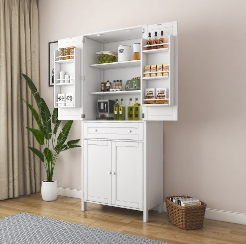 70.87Tall Kitchen Pantry, Storage Cabinet , Kitchen Cabinet , Drawer